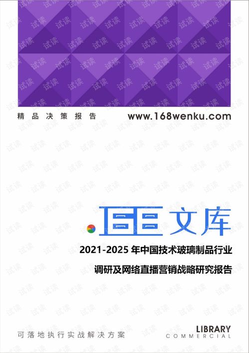 2021 2025年中国技术玻璃制品行业调研及网络直播营销战略研究报告.pdf